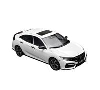 YRXIAO 1:18 Per Honda Civic 10a Generazione 220 Hatchback Modello Di Auto Bianca Veicolo Completamente Aperto(White)