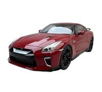 YRXIAO 1 18 Per Nissan GT-R (R35) NISMO T-Spec 2022 Modello Di Auto In Lega Edizione Commemorativa Grigio(Red)