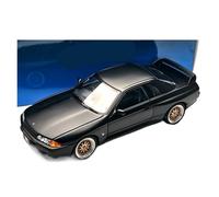 YRXIAO 1:18 Per Nissan GTR R32 Modello Di Auto In Lega Collezione Regalo Ornamenti In Metallo Collezione Nera(Black)
