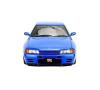 YRXIAO 1:18 Per Nissan GTR R32 Modello Di Auto In Lega Collezione Regalo Ornamenti In Metallo Collezione Nera(Blue)
