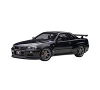 YRXIAO 1 18 Per Nissan Skyline GT R34 Modello Di Auto Collezione Regalo Ornamenti Studio Decorazione Giocattoli(Black)