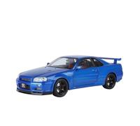 YRXIAO 1/18 Per Nissan Skyline GTR R34 Modificato Modello Di Auto In Lega Pressofusa In Metallo Fuso Suono E Luce Giocattolo(Style 3)
