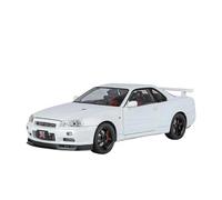 YRXIAO 1/18 Per Nissan Skyline GTR R34 Modificato Modello Di Auto In Lega Pressofusa In Metallo Fuso Suono E Luce Giocattolo(Style 7)