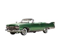 YRXIAO 1/18 Per Plymouth Convertible Platinum Edition 1960 Modello Statico In Lega Per Auto D'epoca Esposizione Per Hobby(Green)
