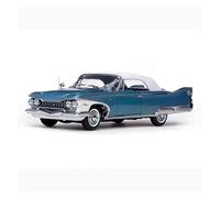 YRXIAO 1/18 Per Plymouth Convertible Platinum Edition 1960 Modello Statico In Lega Per Auto D'epoca Esposizione Per Hobby(Blue)