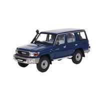 YRXIAO 1:18 Per Toyota LC76 Land Cruiser 2017 Modello Di Auto In Lega Con Porte Apribili Per Esposizione