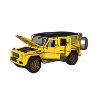 YRXIAO 1:24 Per Benz G63 Fuoristrada Modello Di Auto In Lega Ornamenti Metallici Statici Collezione Hobby Per Adulti(Yellow)