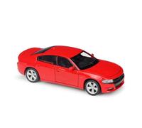 YRXIAO 1:24 Per Charger R/T 2016 Modello In Lega Per Auto Sportiva Hobby Collection Ornamenti Metallici Statici(Red)