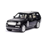 YRXIAO 1 24 Per Land Rover Range Rover Suv Modello Di Auto In Lega Di Metallo Con Luce Sonora Come Regalo Per Adulti Veicolo Da Collezione(Nero)