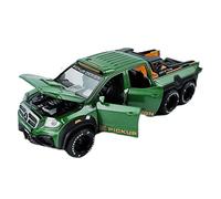 YRXIAO 1 24 Per Mercedes Benz Fuoristrada Pick-up In Lega Pressofusa Model Collection Display Bambino Macchinina Veicolo Da Collezione
