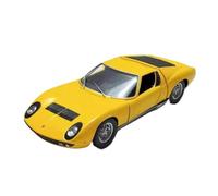YRXIAO 1:24 Per Miura P400 S-1968 Lega Auto Pressofuse Veicoli Giocattolo Modello In Scala Miniatura Giallo