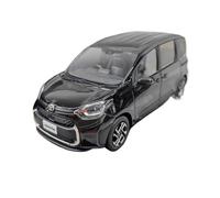 YRXIAO 1 30 Per Toyota Sienta MPV Veicolo Commerciale Modello Di Auto In Lega 14 Cm Ornamenti Decorativi Statici Rosso(Black)