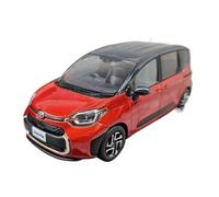 YRXIAO 1 30 Per Toyota Sienta MPV Veicolo Commerciale Modello Di Auto In Lega 14 Cm Ornamenti Decorativi Statici Rosso(Red 2)
