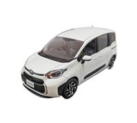YRXIAO 1 30 Per Toyota Sienta MPV Veicolo Commerciale Modello Di Auto In Lega 14 Cm Ornamenti Decorativi Statici Rosso(White)