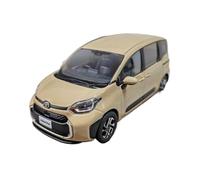YRXIAO 1 30 Per Toyota Sienta MPV Veicolo Commerciale Modello Di Auto In Lega 14 Cm Ornamenti Decorativi Statici Rosso(Brown)