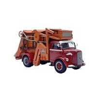 YRXIAO 1 43 per La Collezione Di Modelli Camion Bianchi Piccoli Ornamenti Per Feste A Tema Veicoli Artigianali