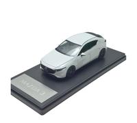 YRXIAO 1 43 per Mazda 3 Hatchback Modello Di Auto In Lega Mini Garage Display Hobby Vehicle(White)