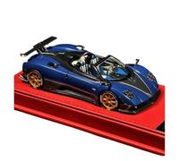 YRXIAO 1:43 Per Modello Di Auto Statica Pagani Zonda Cinque Roadster In Resina Collezione Per Appassionati Adulti Blu(Light blue)