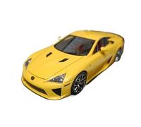 YRXIAO 1 43 per Toyota Lexus Supercar Modello LFA RHD Pearl Yellow Miniature Hobby Collection Ornament