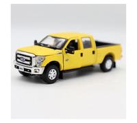 YRXIAO 1:64 Per F250 Picku 2016 Scala Pressofusa Lega Modello Di Auto Veicoli In Miniatura Giocattolo Bianco(Yellow)