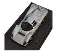YRXIAO 1:64 Per Ferrari 330P4 1967 Auto Sportiva Rossa Modello In Resina Veicolo In Miniatura Collezione Hobby(Silver)