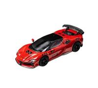 YRXIAO 1 64 Per Ferrari Supercar Hardtop A Due Porte Modello SF90XX Stradale Rosso Giallo Blu E Bianco(Red)