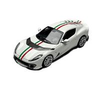 YRXIAO 1:64 Per La Collezione Di Modelli Di Auto In Lega Del Cavallino Rampante 812C FE812C Ornamenti Decorativi Statici(White)