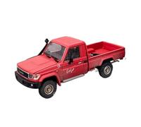 YRXIAO 1:64 Per Land Cruiser J70 LC79 Pickup Truck Modello Di Auto In Lega Armata In Scala Ornamenti In Metallo