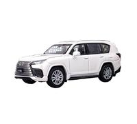 YRXIAO 1:64 Per Lexus LX600 SUV Modello Di Auto In Lega Collezione Ornamenti In Fusione Metallo Bianco(White)