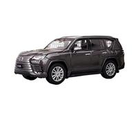 YRXIAO 1:64 Per Lexus LX600 SUV Modello Di Auto In Lega Collezione Ornamenti In Fusione Metallo Bianco(Gray)