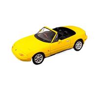 YRXIAO 1:64 Per Mazda MX5 Eunos Roadster In Miniatura Piccoli Ornamenti In Metallo Collezione Di Modelli Di Auto In Lega(Yellow)