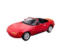YRXIAO 1:64 Per Mazda MX5 Eunos Roadster In Miniatura Piccoli Ornamenti In Metallo Collezione Di Modelli Di Auto In Lega(Red)