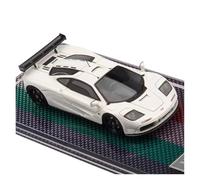 YRXIAO 1:64 Per Modello Di Auto In Resina McLaren MF1 LM Blu Metallizzato Collezione Per Adulti Ornamento Decorazione Da Tavolo(White)