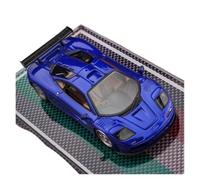 YRXIAO 1:64 Per Modello Di Auto In Resina McLaren MF1 LM Blu Metallizzato Collezione Per Adulti Ornamento Decorazione Da Tavolo(Blue)