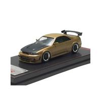 YRXIAO 1 64 Per Nissan GTR R33 Z-tune Collezione Di Modelli Auto In Resina Artigianato Ornamenti Scena In Miniatura Dorati