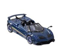 YRXIAO 1:64 Per Pagani Huayra Tricolore Modello Di Auto In Lega In Miniatura Tema Tavolo Di Sabbia Decorazioni Per Scene(Blue)