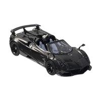 YRXIAO 1:64 Per Pagani Huayra Tricolore Modello Di Auto In Lega In Miniatura Tema Tavolo Di Sabbia Decorazioni Per Scene(Black)
