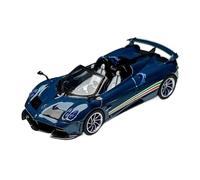 YRXIAO 1:64 Per Pagani Huayra Tricolore Modello Di Auto In Lega Veicolo Classico In Miniatura Collezione Hobby(Blue)
