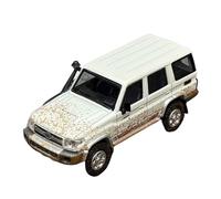 YRXIAO 1:64 Per Toyota Land Cruiser LC76 Vecchia Versione Fuoristrada Modello Di Auto In Lega In Miniatura Da Collezione
