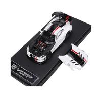 YRXIAO 1:64 Per Viper Mk3 In Miniatura Modellino Di Auto In Lega Pressofusa Modello Di Auto Blu Per Collezionisti(White)