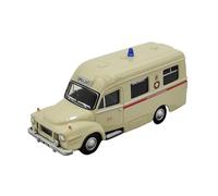 YRXIAO 1 76 Per J1 Modello Di Auto Ambulanza Fusione In Lega Collezione Statica Ornamento Veicolo