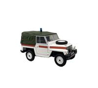 YRXIAO Alloy Car Scala Model Modello Veicolo Fuoristrada Della Polizia In Lega Pressofusa 1:43 Nostalgico Da Collezione Souvenir Bianco Statico Veicolo In Scala Da Collezione