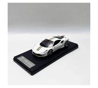YRXIAO Alloy Car Scala Model Scala 1/43 Per F8 Tributo Modello Statico Per Auto Da Collezione Souvenir Classico Per Adulti Decorazione Per Hobby Veicolo In Scala Da Collezione(White)