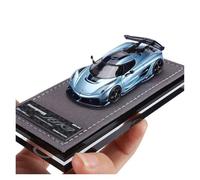 YRXIAO Blu 1:64 Per Modello Di Auto In Resina Koenigsegg Jesko In Miniatura Collezione Hobby Ornamento Da Tavolo