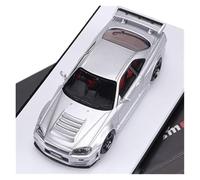 YRXIAO Blu 1:64 Per Skyline GT-R R34 Modello Di Auto In Resina Collezione Veicolo Espositore Hobby(Style 1)