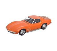 YRXIAO Collezione Di Modelli Di Auto Statiche In Lega Supercar Chevy Corvette C3 In Scala 1:18 Pressofusa(Orange)
