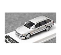 YRXIAO Grigio 1:64 Per E34 TOURING ALPINA Scala Lega Pressofusa Veicoli Giocattolo Modello Di Auto In Miniatura(Silver)