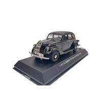 YRXIAO Modellino Di Auto D'epoca In Scala 1/43 SEDAN Del 1936 Pressofuso In Lega Modello Veicolo Giocattolo Espositore Souvenir(Black)