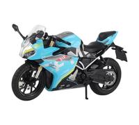 YRXIAO Modellino Realistico In Scala Scala 1:12 CFMOTO 250SR Modello Di Moto Lega Punta Delle Dita Giocattolo Ornamenti Visualizzazione Modello Artigianale Art Desktop Decoration(Blue)
