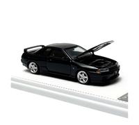 YRXIAO Modello Di Auto In Lega 1/64 Per Nissan GTR R32 Nismo S-tune Ornamento A Tema Veicolo Da Esposizione(Black)